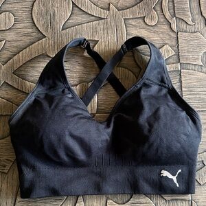 Puma Black Convertible Sports Bra